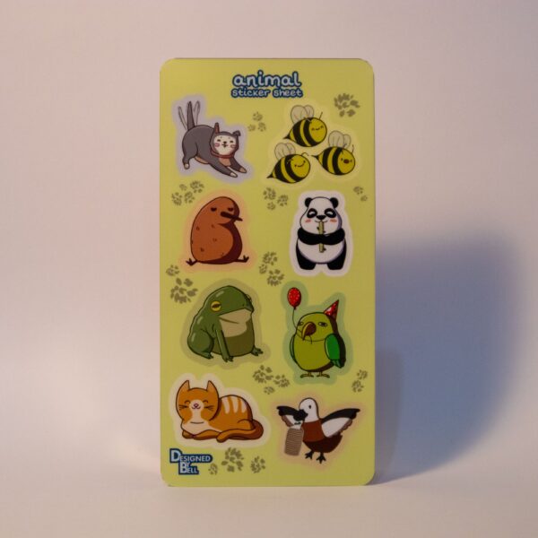 Animal Sticker Sheet