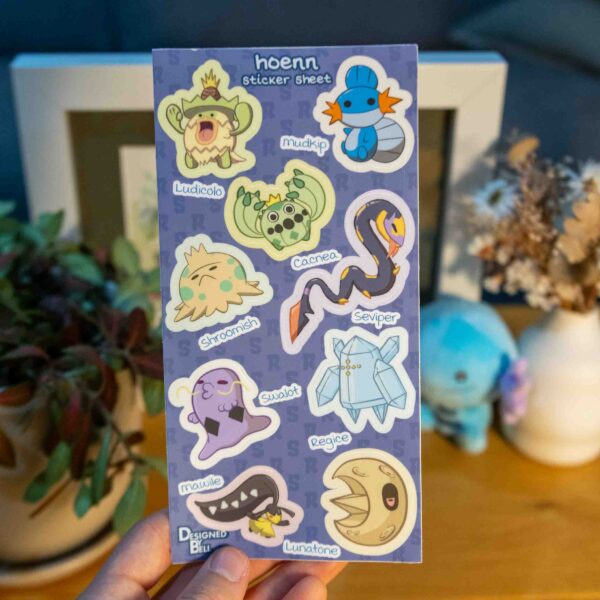 Hoenn Sticker Sheet