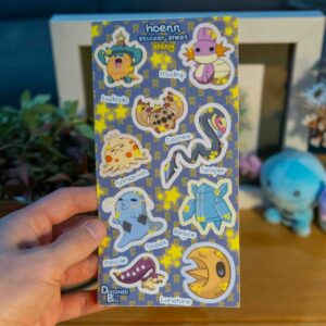 Hoenn Shiny Sticker Sheet