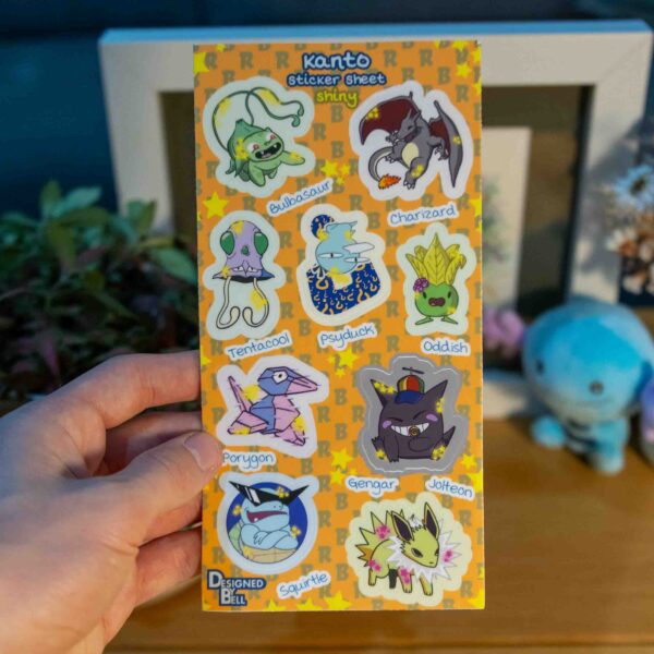 Assorted Stickers - Shiny Pokemon - Image 2