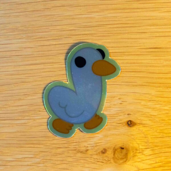 Holographic Duck Sticker - Image 6