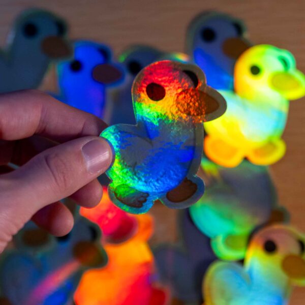 Holographic Duck Sticker