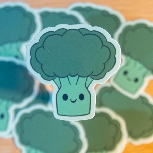 Happy Broccoli Sticker