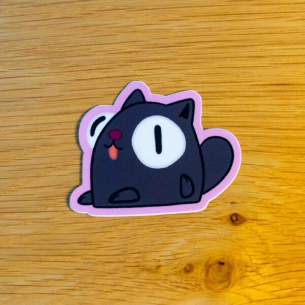 Black Cat Sticker - Image 3