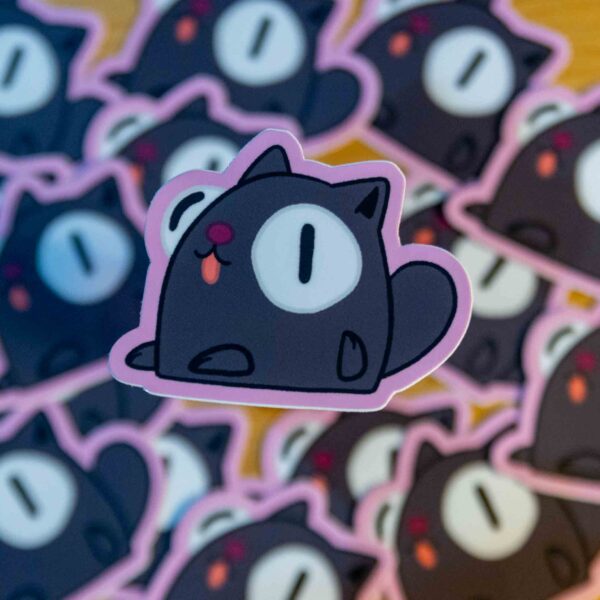 Black Cat Sticker