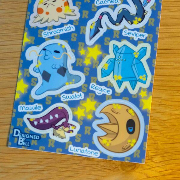 Hoenn Shiny Sticker Sheet - Image 3