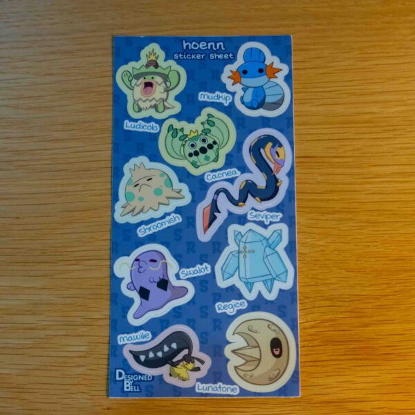 Hoenn Sticker Sheet - Image 4