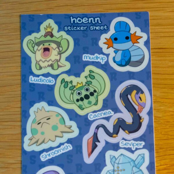 Hoenn Sticker Sheet - Image 2