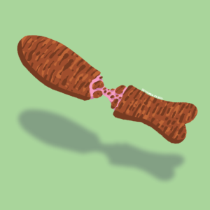 Chocolate Fish Print