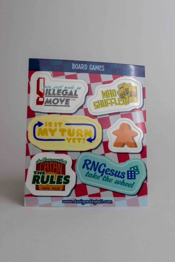 Board Games Sticker Sheet - Image 3