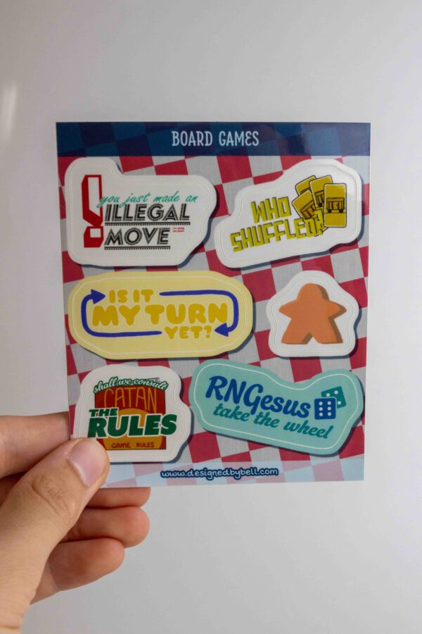 Board Games Sticker Sheet - Image 2