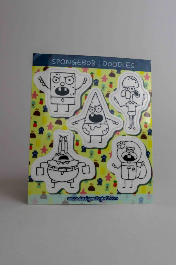 Spongebob Sticker Sheet - Doodles - Image 3