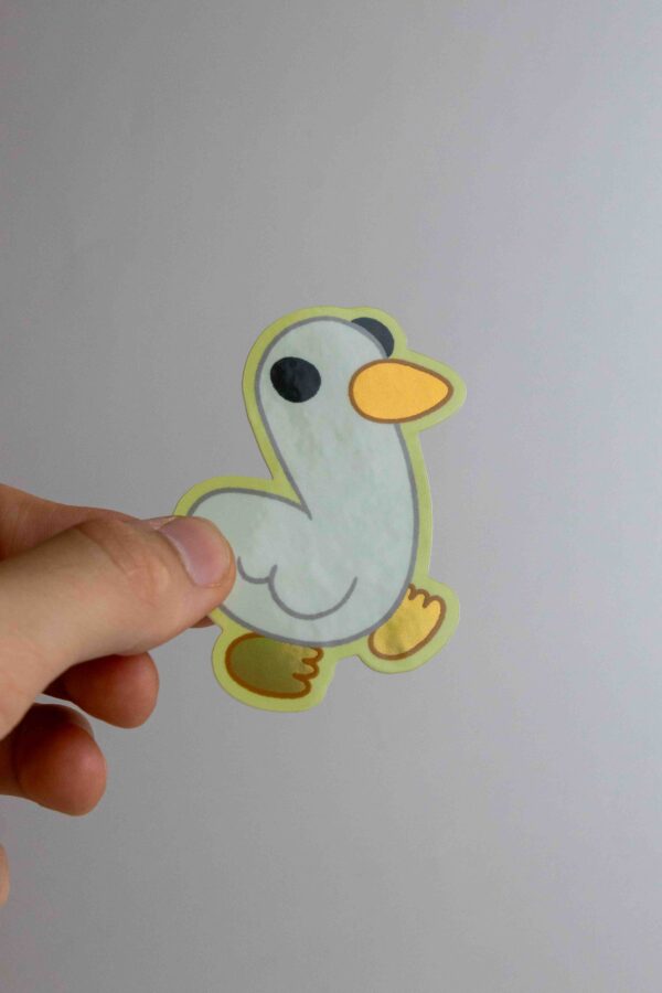 Holographic Duck Sticker - Image 8