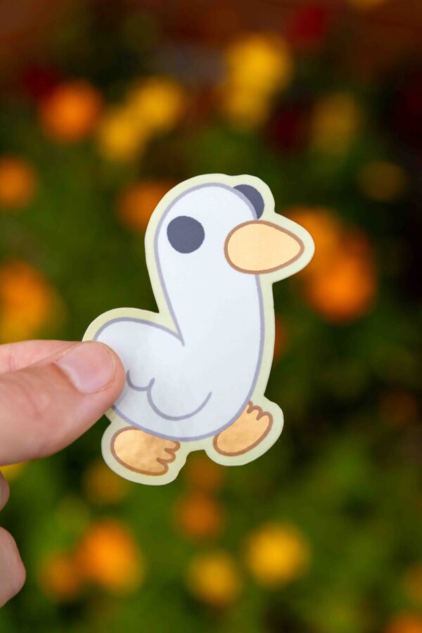 Holographic Duck Sticker - Image 6