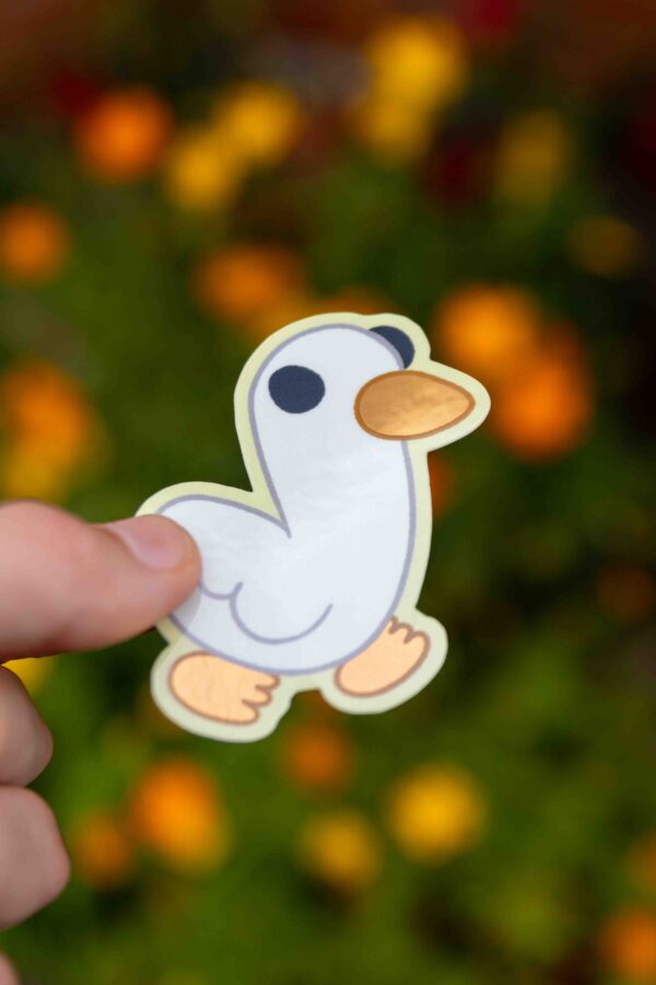 Holographic Duck Sticker - Image 4