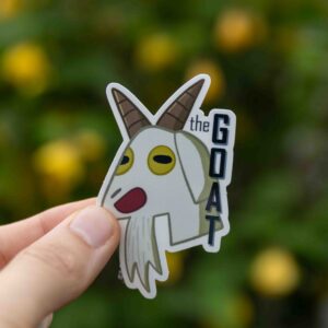 The Goat Sticker