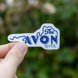The Avon River Sticker