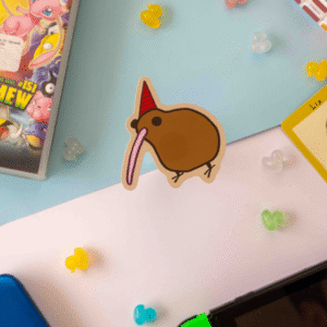 Party Hat Kiwi Sticker