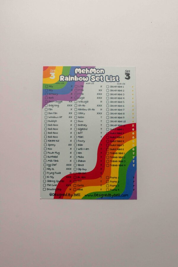 MehMon Setlist - Rainbow Set - Image 2