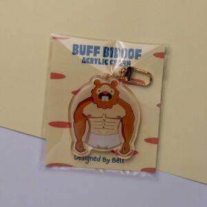Buff Bidoof Acrylic Charm
